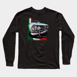 Alfa Romeo Giulia Super Tricolour Design Long Sleeve T-Shirt